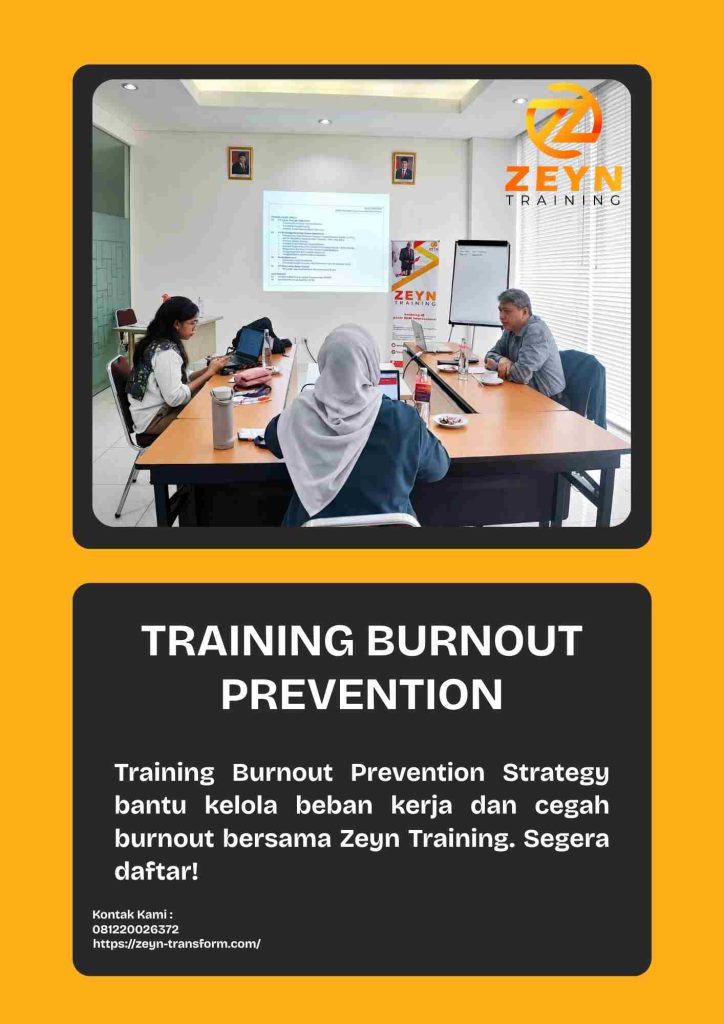 pelatihan BURNOUT PREVENTION di jakarta