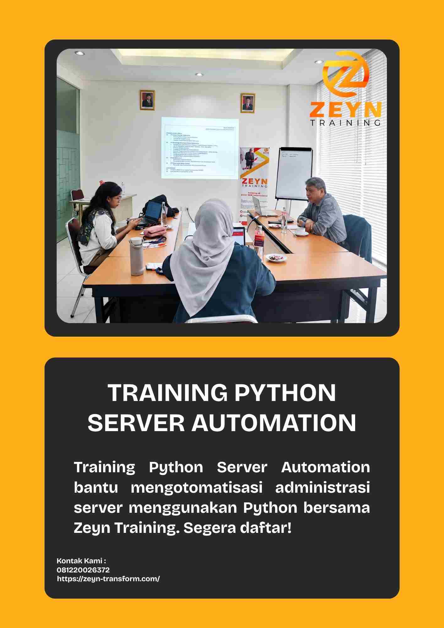 pelatihan PYTHON SERVER AUTOMATION di jakarta